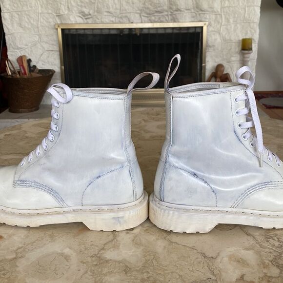Dr. Martens 1460 Mono Boots White Unisex / M9 - W10 - Picture 15 of 15